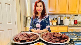 Homemade Beef Jerky Pepper Crusted Cambodian Beef Jerky | Easy BeefJerky Recipe Somaly Khmer Cooking