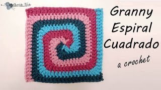 Granny Espiral cuadrado - Spiral square granny ENGLISH SUB