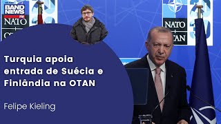 Turquia apoia entrada de Suécia e Finlândia na OTAN