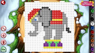 Hama Beads App 🎪 Circus Animals \u0026 Other Bead Creations for Kids