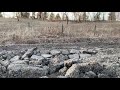 rc rock crawling on serious road damage