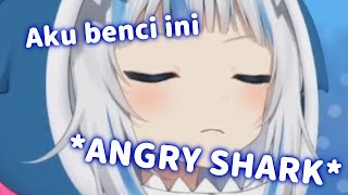 【HoloEN Clip】ANGRY SHARK!!!