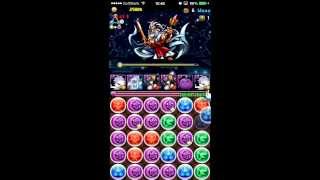 パズドラ　神々の王　ノーコン安定　キルアPT