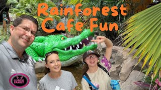 Fun Family Video of Rainforest Cafe Gift Shop Outside of Animal Kingdom