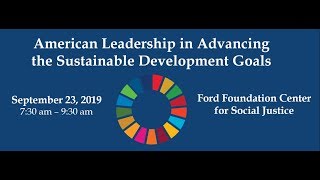 American Leadership on the Sustainable Development Goals
