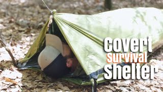 Quick Covert Survival Shelter