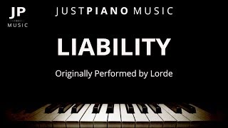 Liability (Piano Accompaniment) Lorde