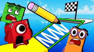 Numberblocks PLAY Draw Obby in Roblox! 🎨🖌️