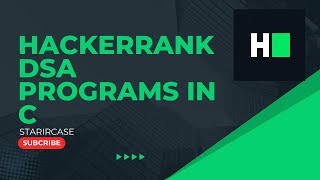 Staircase Hackerrank DSA program in c language#cprogramming