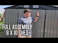 Verano Garden 8’x10’ Outdoor Storage Shed |  Outdoor Storage Shed