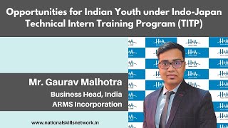 Opportunities for Indian Youth under Indo-Japan Technical Intern Training Program (TITP)