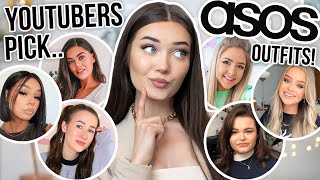 Youtubers Pick My Outfits From Asos