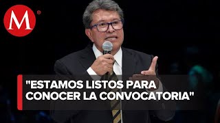 Ricardo Monreal se declara listo para la reunión del Consejo Nacional de Morena