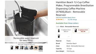 Mystery Solved Leaking Hamilton Beach Brew Station Coffee Maker Fixed