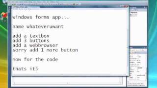 Make A Web Browser In VB Part 2