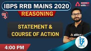 IBPS RRB Mains 2020 | RRB PO & Clerk Reasoning | Statement & Course Of Action | Adda247