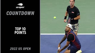Top 10 Doubles Points of the Tournament | 2022 US Open