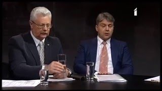 Veselības ministrs Dr. Guntis Belēvičs LTV1 raidījumā \