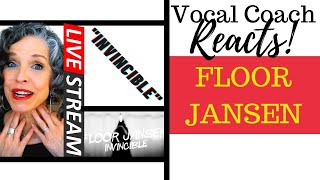 LIVE REACTION! Floor Jansen "INVINCIBLE" Vocal Coach Reacts & Deconstructs