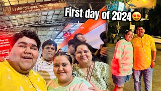 WENT SIDDHIVINAYAK MANDIR AND MARINE DRIVE ON FIRST DAY OF 2024 | VLOG - 462