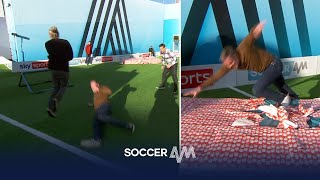 ABSOLUTE CHAOS!! 🤣  | The craziest YKTD in Soccer AM history?!! | Neville, Carragher and Bullard