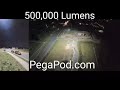 1/2 Million Lumens Drone - PegaPod patented tethered drone light technology