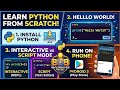 Class-0 :How to Install Python, Print Hello World & Use Python on Mobile! (Beginner Tutorial)