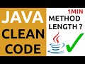 Java Clean Code Tutorial #8 - How long should a method be??