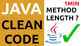 Java Clean Code Tutorial #8 - How long should a method be??