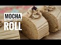 Mocha Roll | Mocha Cake | Soft & Spongy