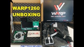 WARP 1260 Unboxing video. Amiga 1200 Turbo card from CS-LAB