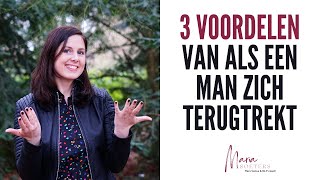 3 voordelen als een man zich terugtrekt of afstand neemt