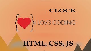 Clock using HTML, CSS, JavaScript. Simple APP that displays the current time in your region.