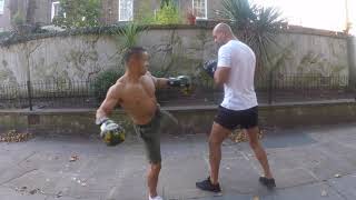 Shaolin Sanshou Fighting:  Kick and Punch Combinations