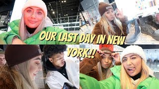 Our last day in New York!! 😭Making custom shoes with Nike + shopping on 5th avenue!