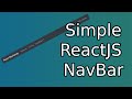 Make a Simple ReactJS NavBar From React-BootStrap