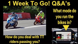 7 days until TT 2024!  Lots of questions. So let's answer a few.