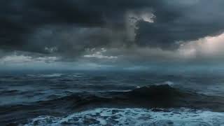 Thunderstorm At Sea Sounds For Sleeping, Relaxing   Thunder Rain Ocean Sea Lightning Ambience 2