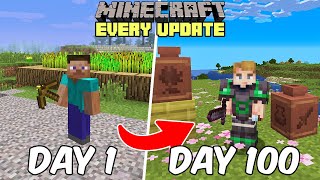 I Survived 100 Days in Minecraft, But it Updates Every Day