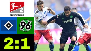 Hamburger SV 2-1 Hannover 96 | Alle Tore und Highlights | 2. Bundesliga