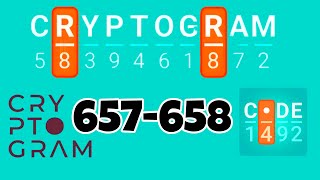 CRYPTOGRAM level 657 658