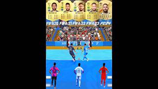 Neymar Penalty Kicks Evolution In Volta Football Every FIFA - From FIFA 20 To FC 24 #penaltykick