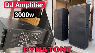 DJ Amplifier 3000w Dynatone||Dual 15 Top के लिए