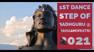 1st dance step of Sadhguru on Mahashivratri 2021| People went Crazy|Singer Mangli Mahashivratri 2021