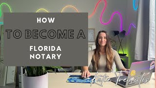 How To Become A Notary: Florida Edition