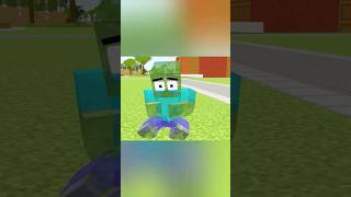 Monster School Good Zombie Saves his Wife and Bad Herobrine Minecraft Animation