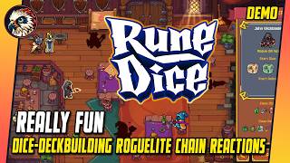Rune Dice | Game Play | Let’s Try | Tactical Dice-Deckbuilding Roguelite Chain Reactions