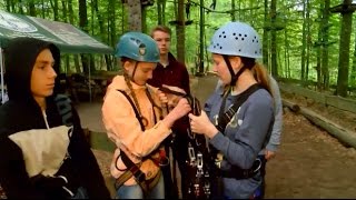 Wie im Computerspiel: Jump and Run-Parcours im Hochseilgarten Altenhof