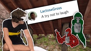 Try Not to Laugh in VR... (Gorilla Tag VR)