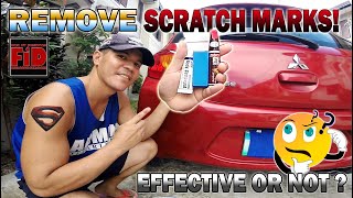 How to remove scratches from car surface - DIY tanggal gasgas